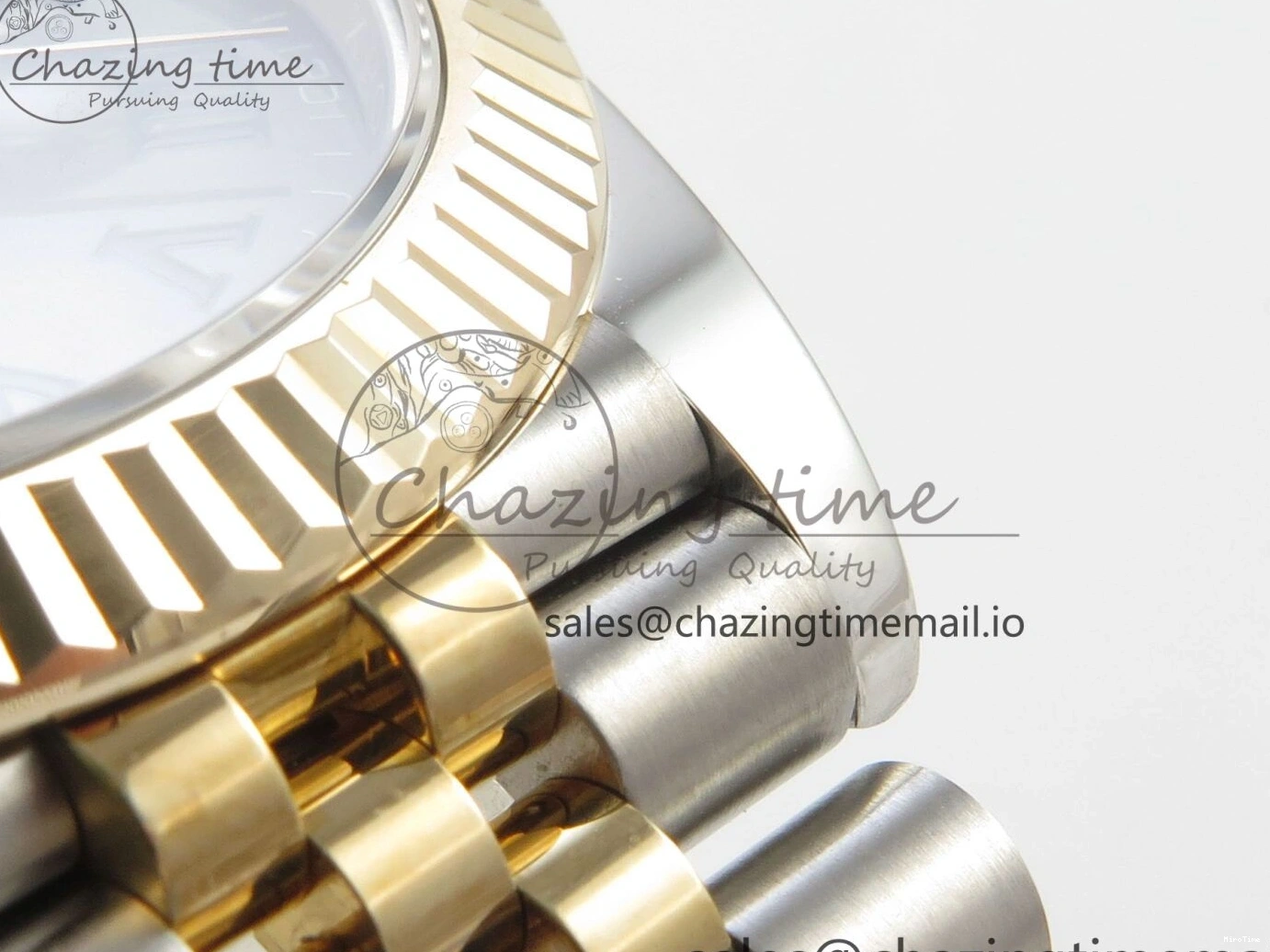 MiroTime 0424 Reliable DateJust 41mm 126333 SS YG 3EF 1:1 Best Edition Gray Roman Dial on SS YG Jubilee Bracelet SA 302